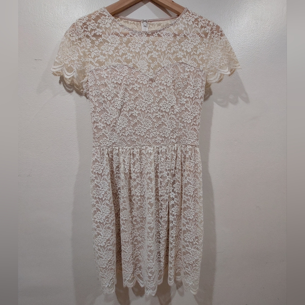 Express Cream Dress Size 2